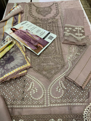 LUXURY LAWN UNSTITCHED 3PCS