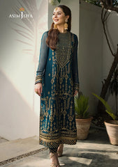 LUXURY CHIFFON UNSTITCHED 3PCS