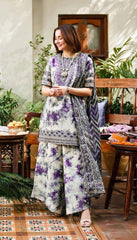 LUXURY LAWN UNSTITCHED 3PCS