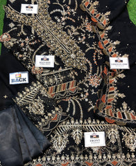 LUXURY CHIFFON UNSTITCHED 3PCS