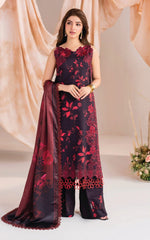 LUXURY LAWN UNSTITCHED 3PCS