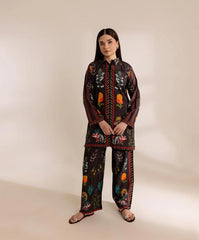 3 Pcs Digital Print Unstitched Swiss lawnSuit  Collection Ladies Dress