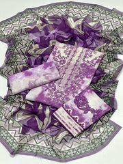 LUXURY LAWN UNSTITCHED 3PCS