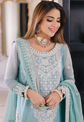 LUXURY CHIFFON UNSTITCHED 3PCS