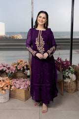 LUXURY CHIFFON UNSTITCHED 3PCS