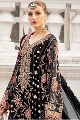 LUXURY CHIFFON UNSTITCHED 3PCS