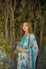 LUXURY LAWN UNSTITCHED 3PCS