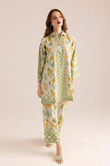 Printed 3 Pcs Unstitched Swiss Lawn  Collection Ladies Dress