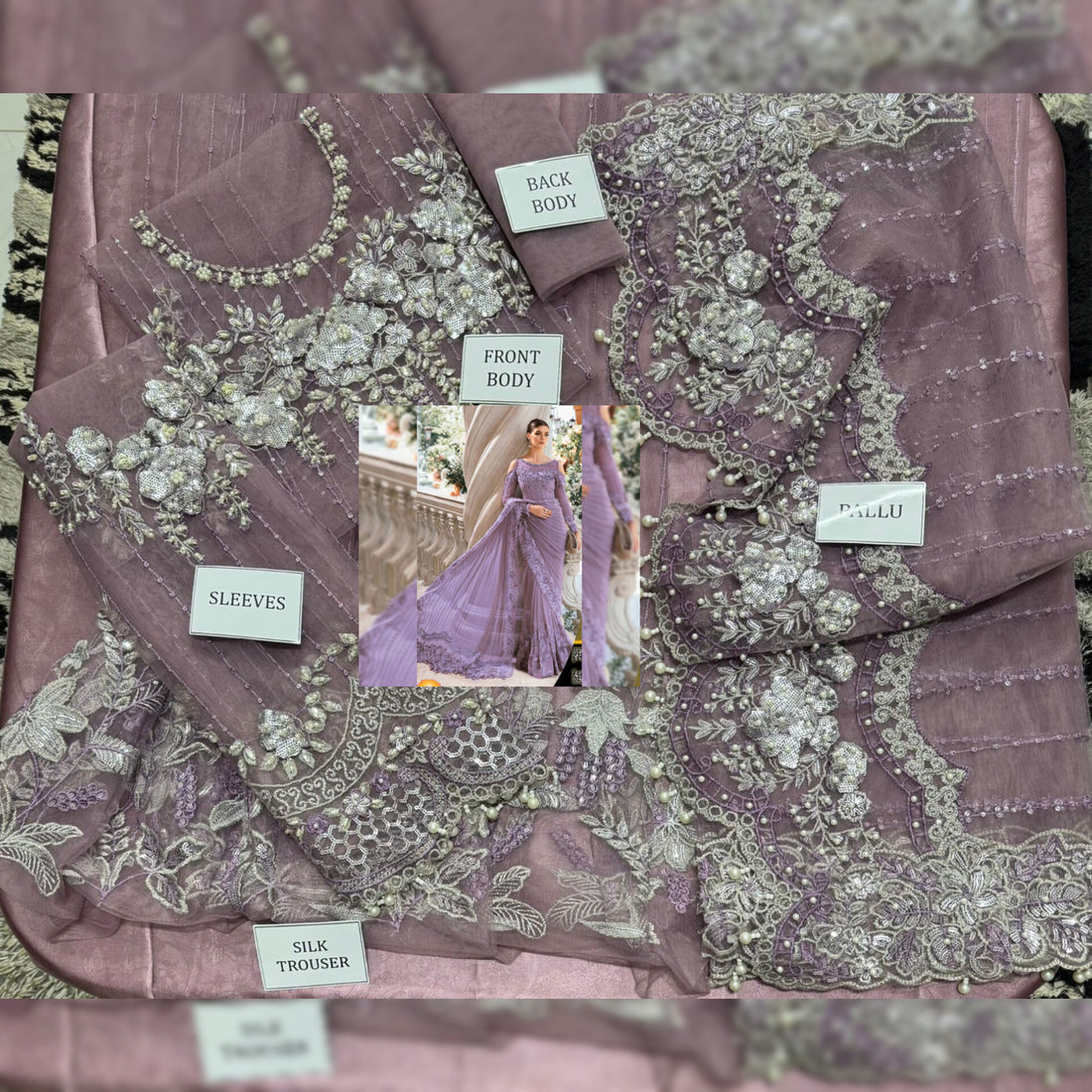 LUXURY HEAVY EMBROIDERED SAREE