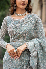 LUXURY HEAVY EMBROIDERED SAREE