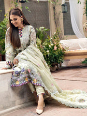LUXURY CHICKENKARI UNSTITCHED 3PCS