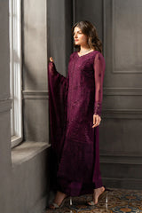 LUXURY CHIFFON UNSTITCHED 3PCS