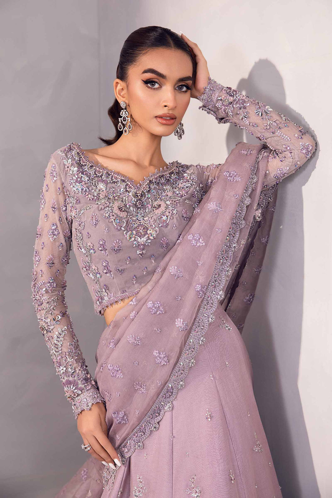 LUXURY HEAVY EMBROIDERED SAREE