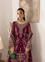 Gulaal Zareena Embroidered Chiffon Suits Unstitched 4 Piece Ladies Dress Wedding Dress Collection