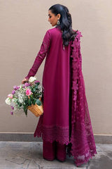 UNSTITCHED CHICKENKARI LAWN 3PCS