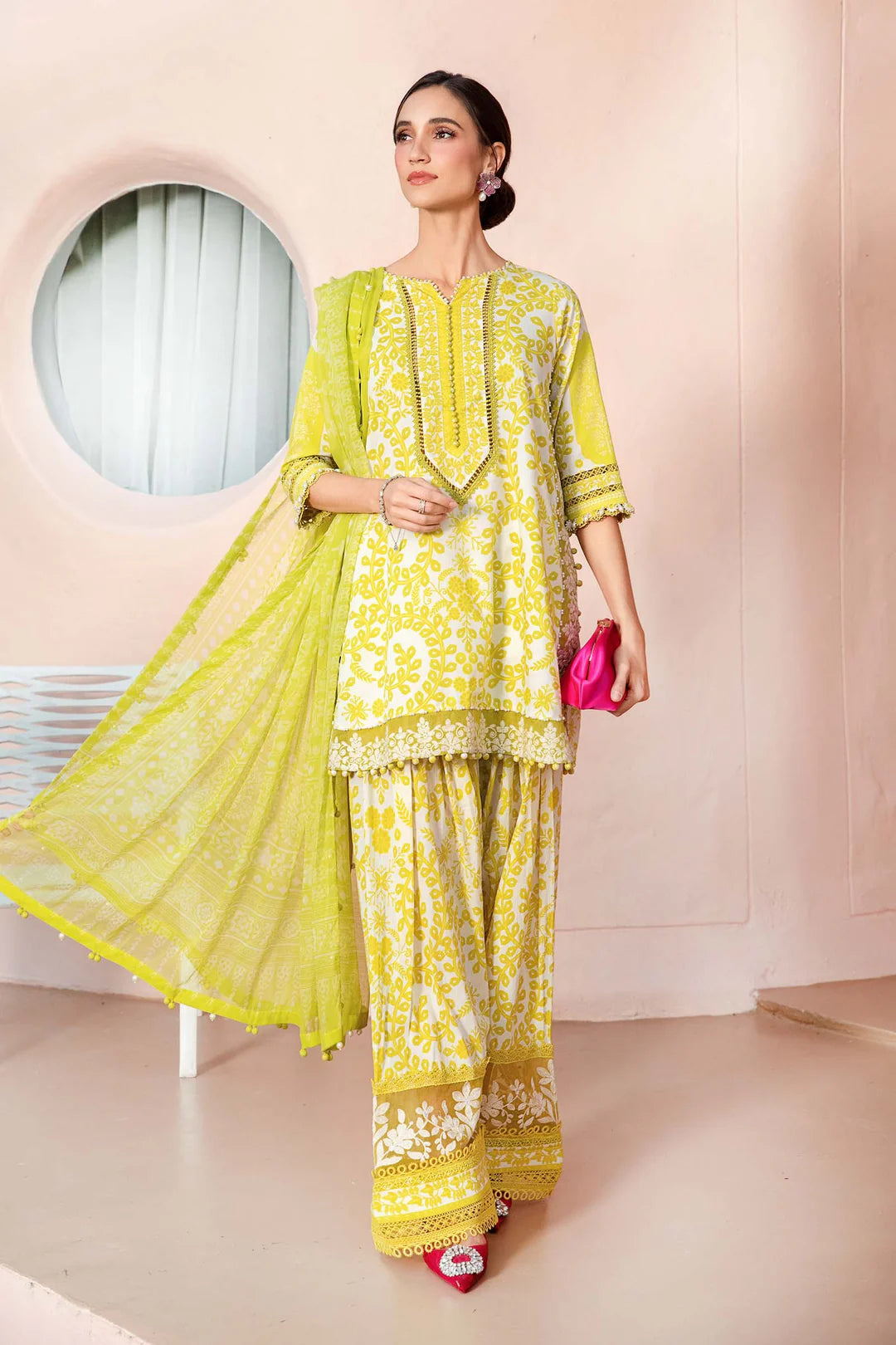 UNSTITCHED LUXURY LAWN 3PCS