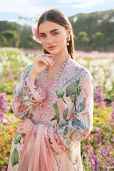 MARIA B UNSTITCHED LUXURY LAWN 3PCS