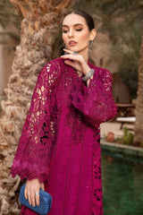 MARIA B UNSTITCHED LUXURY CHICKENKARI 3PCS
