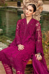 MARIA B UNSTITCHED LUXURY CHICKENKARI 3PCS