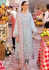 UNSTITCHED LUXURY CHICKENKARI 3PCS