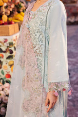 UNSTITCHED LUXURY CHICKENKARI 3PCS