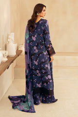 LUXURY LAWN UNSTITCHED 3PCS