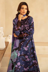 LUXURY LAWN UNSTITCHED 3PCS