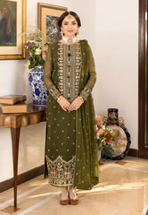 LUXURY CHIFFON UNSTITCHED 3PCS