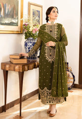 LUXURY CHIFFON UNSTITCHED 3PCS