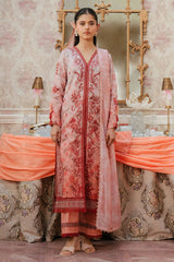 LUXURY CHICKENKARI UNSTITCHED 3PCS