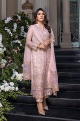 LUXURY CHIFFON UNSTITCHED 3PCS