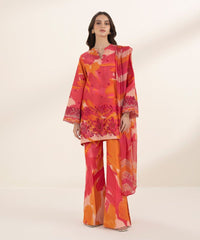 LUXURY LAWN UNSTITCHED 3PCS