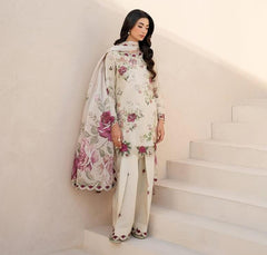 LUXURY LAWN UNSTITCHED 3PCS