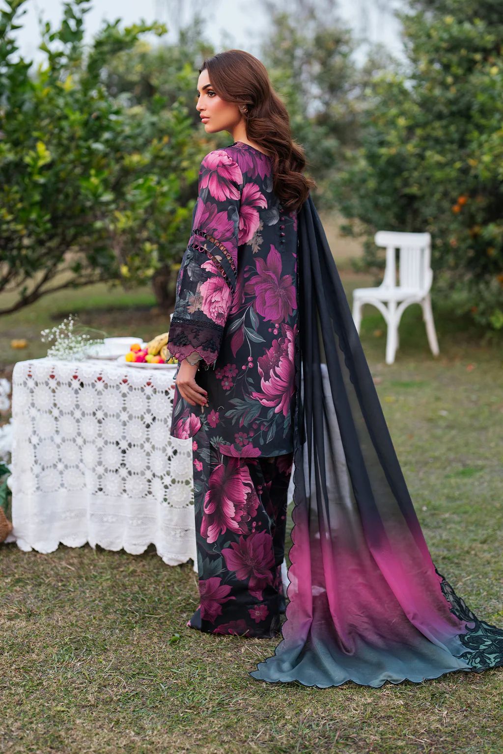LUXURY LAWN UNSTITCHED 3PCS