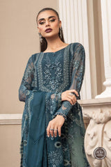 LUXURY CHIFFON UNSTITCHED 3PCS