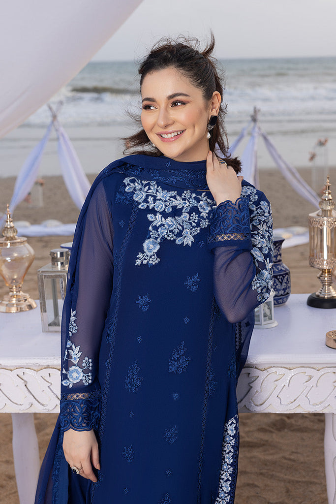 LUXURY CHIFFON UNSTITCHED 3PCS