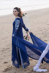 LUXURY CHIFFON UNSTITCHED 3PCS
