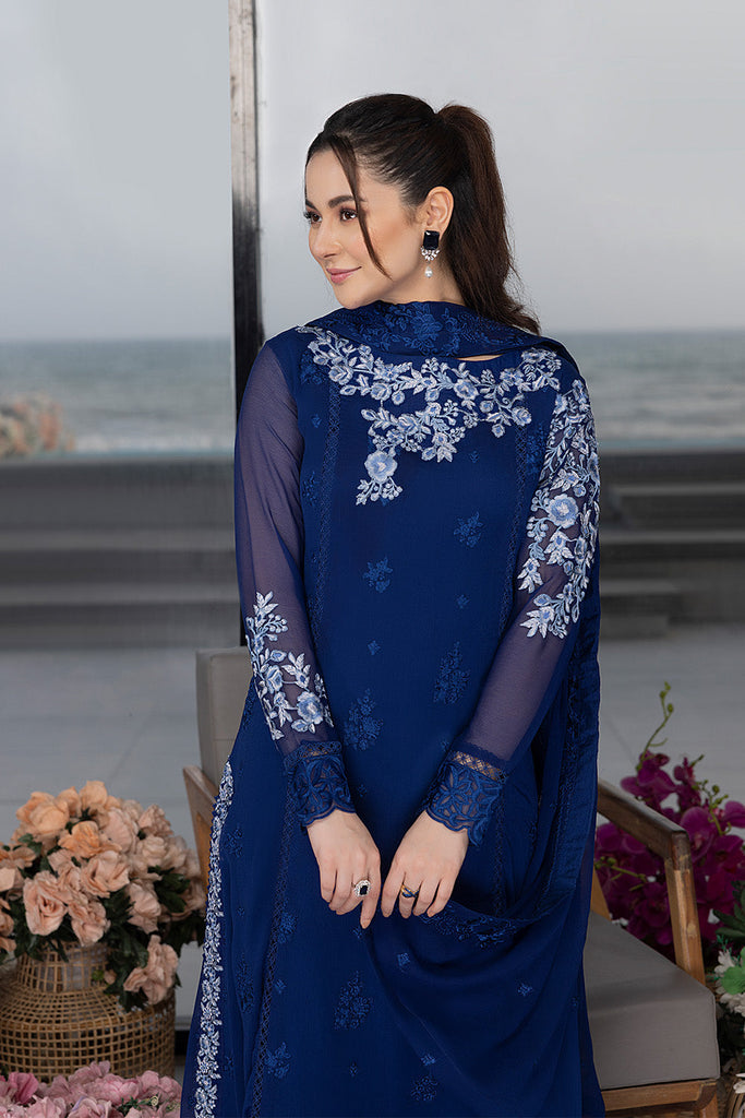 LUXURY CHIFFON UNSTITCHED 3PCS