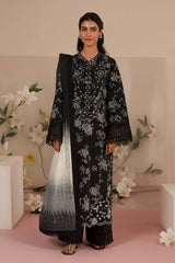 LUXURY LAWN UNSTITCHED 3PCS