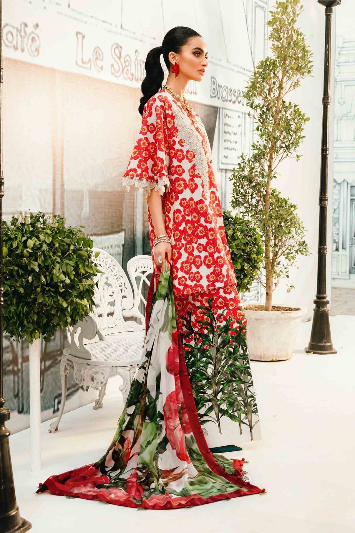 LUXURY LAWN UNSTITCHED 3PCS