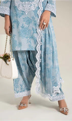 LUXURY LAWN UNSTITCHED 3PCS