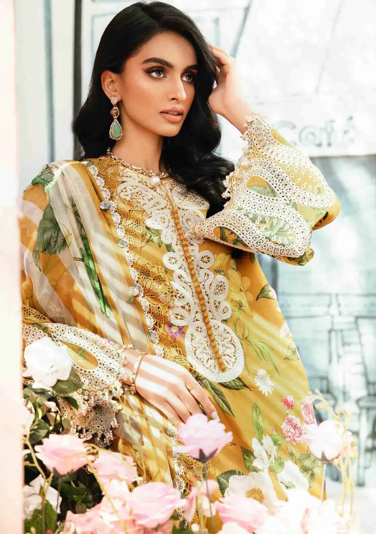 LUXURY LAWN UNSTITCHED 3PCS