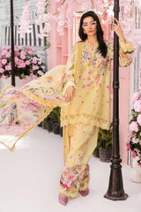 LUXURY LAWN UNSTITCHED 3PCS