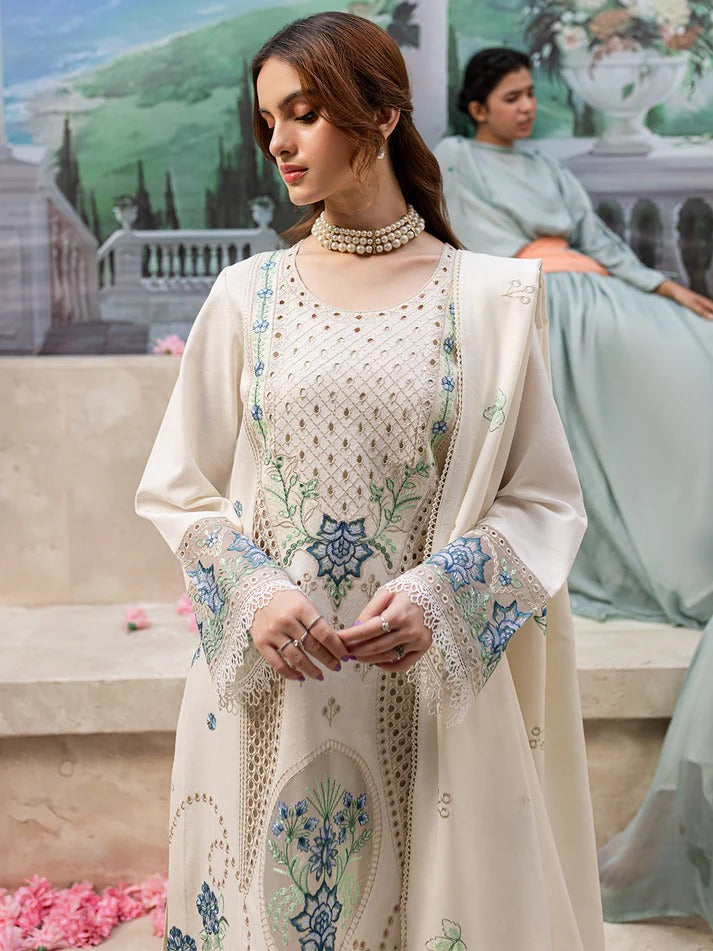 LUXURY CHICKENKARI UNSTITCHED 3PCS