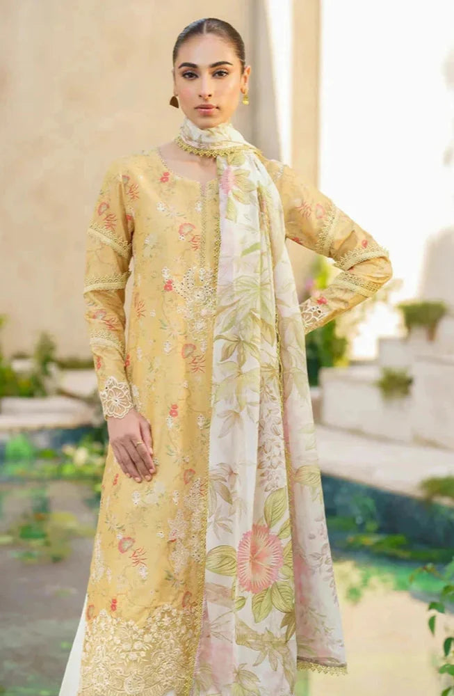 LUXURY LAWN UNSTITCHED 3PCS
