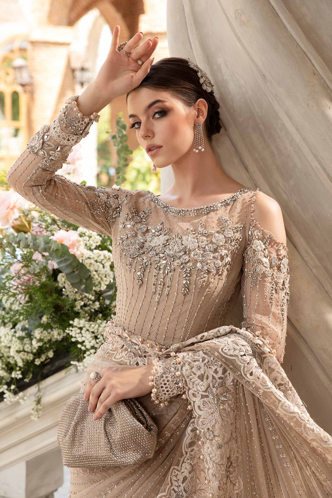 LUXURY HEAVY EMBROIDERED SAREE