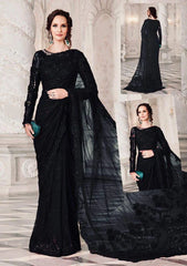 LUXURY HEAVY EMBROIDERED SAREE