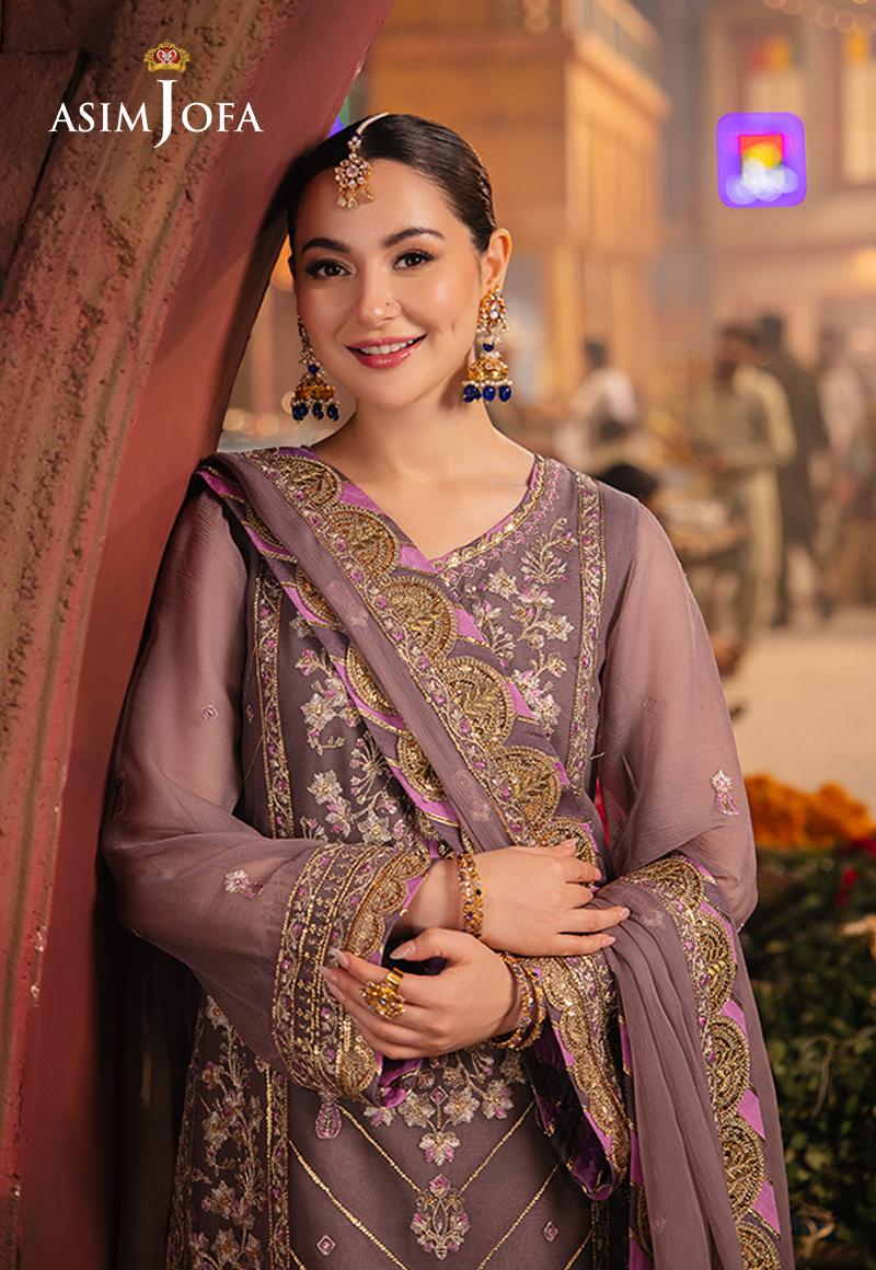 LUXURY CHIFFON UNSTITCHED 3PCS
