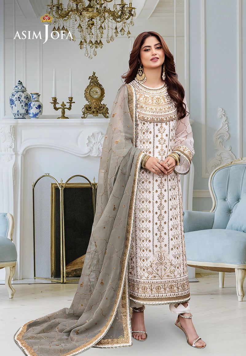 LUXURY CHIFFON UNSTITCHED 3PCS