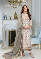 LUXURY CHIFFON UNSTITCHED 3PCS